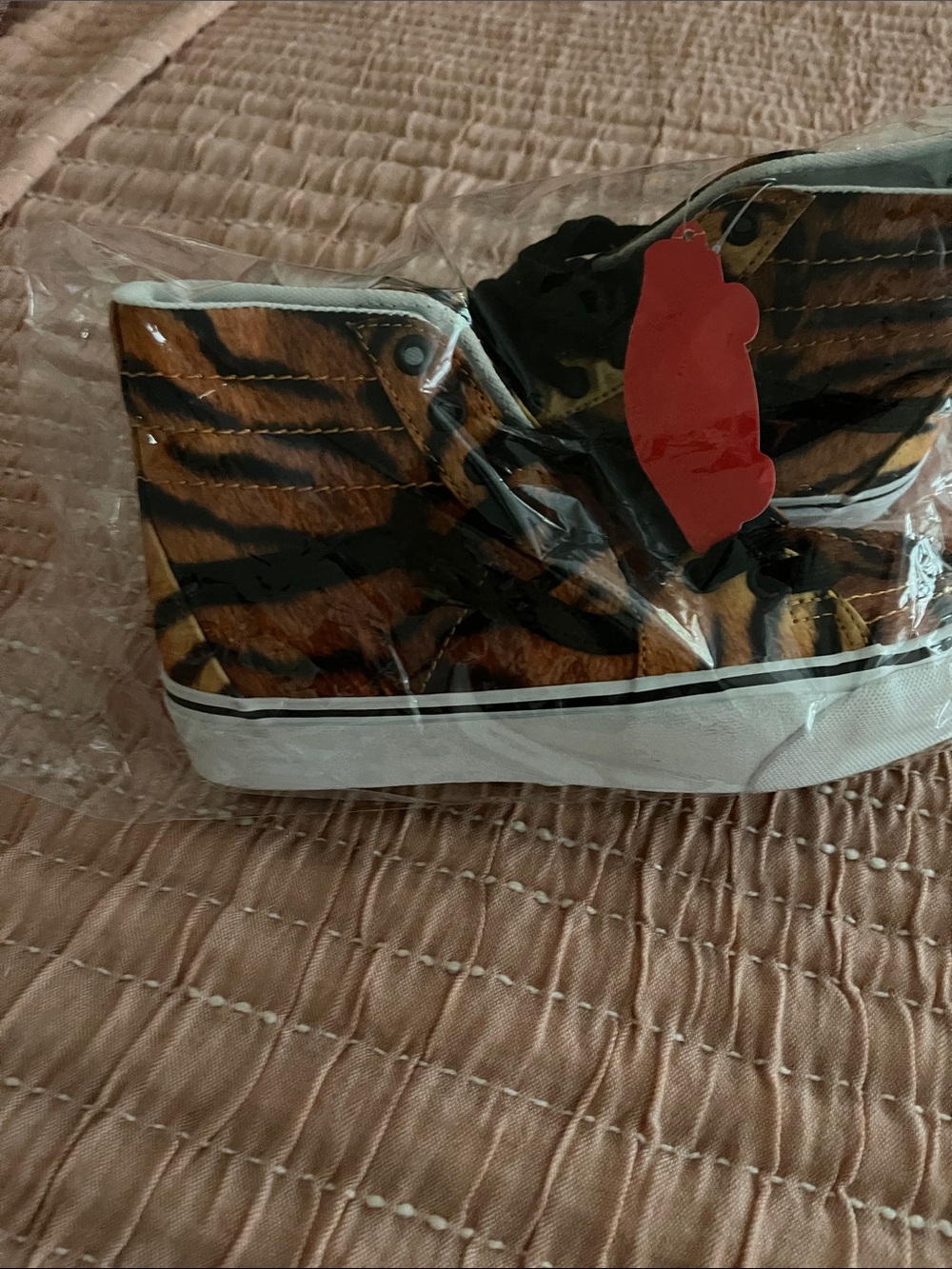Vans Unisex Tiger Print Sk8-Hi Tapered Athletic Sneakers Size 6(M) 7(W) NEW